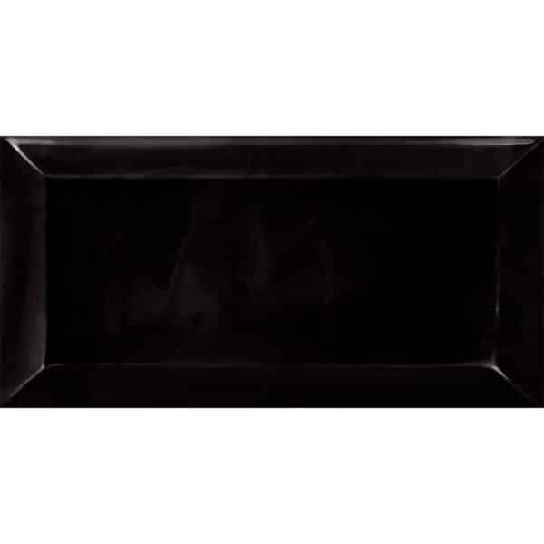 Πλακάκι METRO BIZOUTE Black KARAG 10x20cm - Image 1