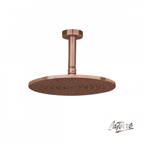 La Torre Elle Στρογγυλή Κεφαλή Ντουζ 25cm με Βραχίονα 10cm - Image 1