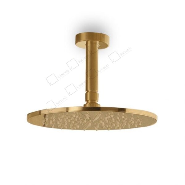Κεφαλή Ντους Brass Φ22,5εκ. με μπράτσο οροφής - Image 1