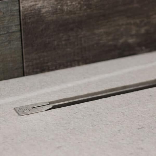 Σιφόνι δαπέδου από ανοξείδωτο ατσάλι Confluo SLIM KARAG 115cm - Image 1