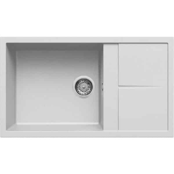 Νεροχύτης κουζίνας UNICO 410 Bianco Titano 68 ELLECI 86x50cm - Image 1