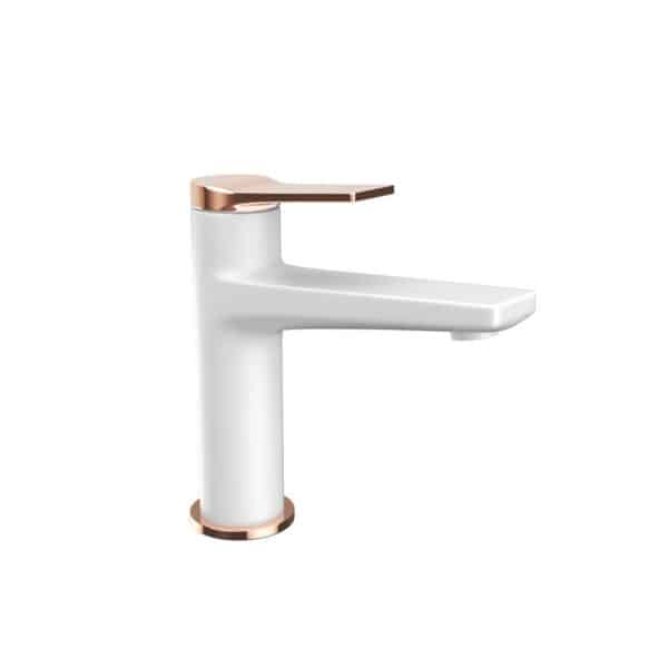 Μπαταρία νιπτήρος ANDARE Bianco Rose Gold WNW168073PH-RG KARAG - Image 1