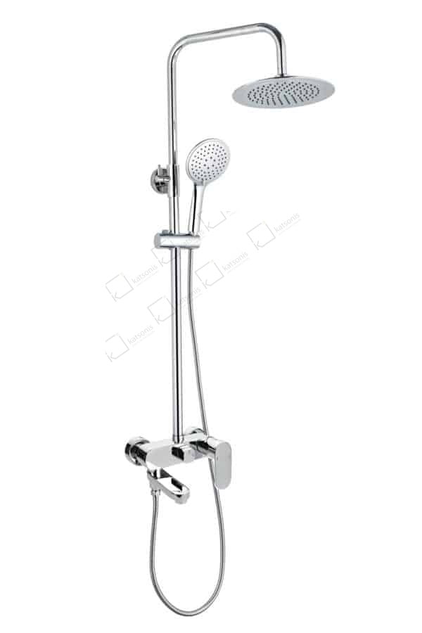 Στήλη Ντους AQG WIND BLUE Χρωμέ (21WBR25SUB02) - Image 1