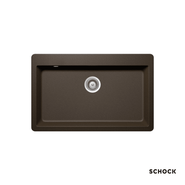 Νεροχύτης mono 83,8x53 schock cristadur bronze gr - Image 1