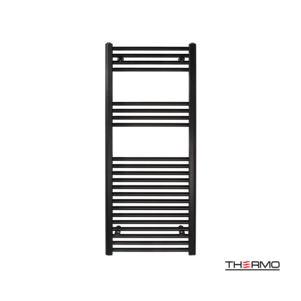 Θερμαινόμενη πετσετοκρεμάστρα alto 120x50 black matt - Image 1