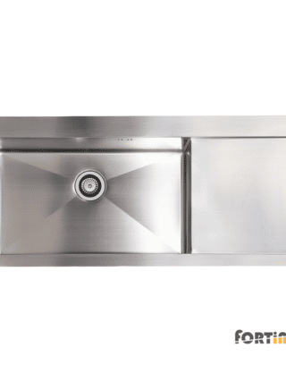 Νεροχυτης squadro 116x51 fortinox inox λειο left