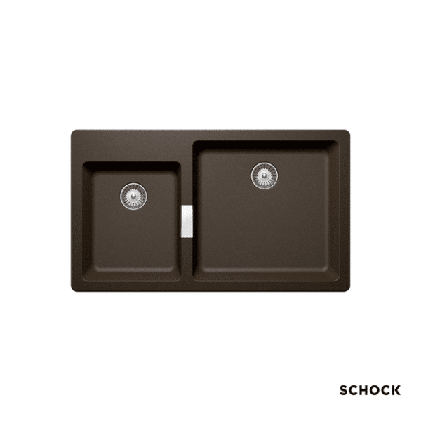 Νεροχύτης mono 86x50 schock cristadur bronze gr - Image 1