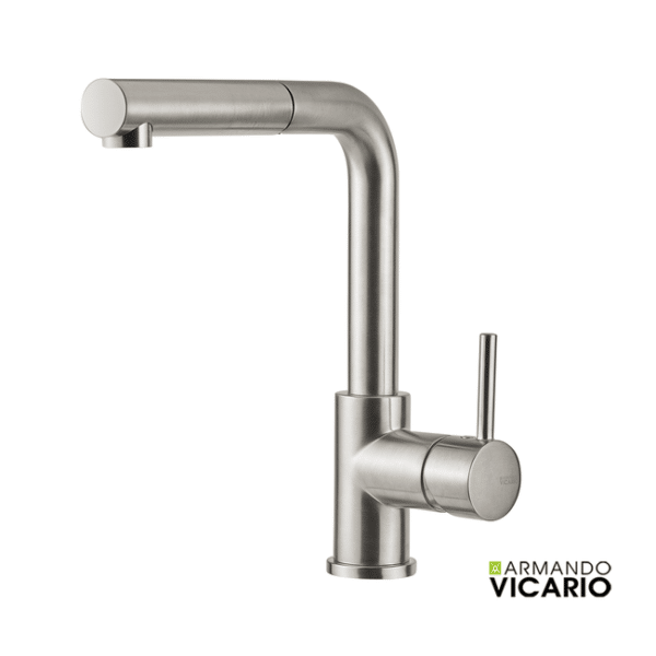 Μπαταρία νεροχύτη  fluo vicario inox finish - Image 1