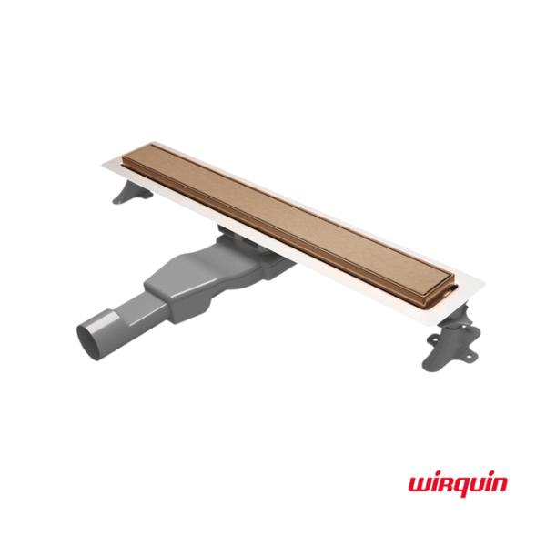 Καναλι ντους flat linear 60cm () wirquin inox pvd rose-gold - Image 1