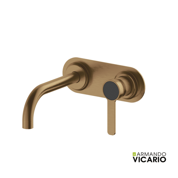 Μπαταρία νιπτήρα ήρος τοίχου lumiere vicario antique brass - Image 1
