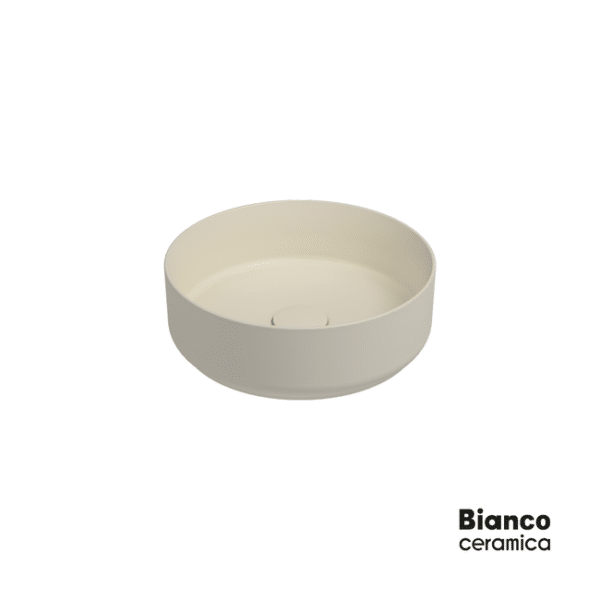 Νιπτήρας φ36 bianco ceramica ivory matt - Image 1