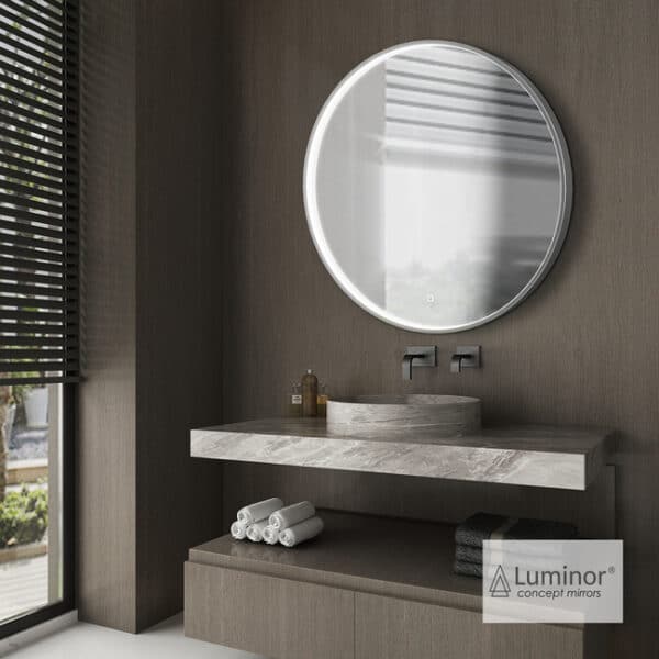 Καθρέπτης dot φ70 luminor inox brushed - Image 1