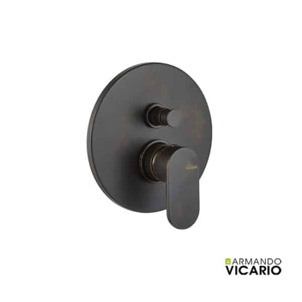 Μίκτης εντοιχιζόμενος με εκτροπεα slim vicario rusty black - Image 1