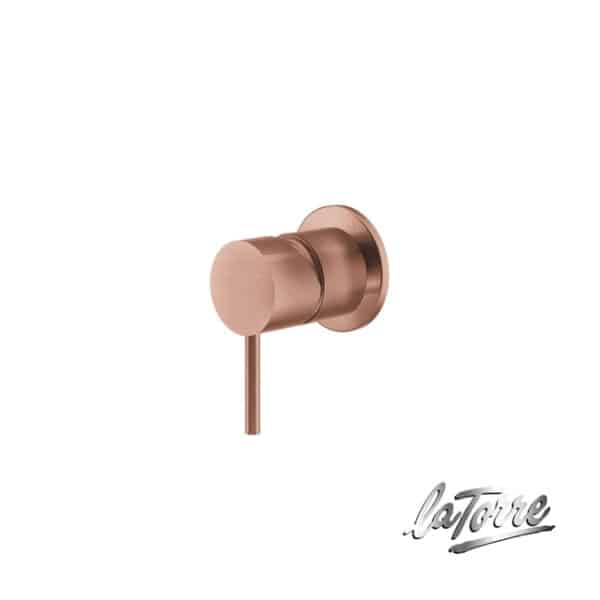 Μίκτης εντοιχιζόμενος 1 εξοδου elle 316 la torre inox pvd rose-gold - Image 1