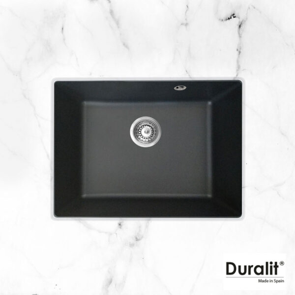 Νεροχυτης συνθετικος υποκ/νος 60x50 duralit graphite - Image 1
