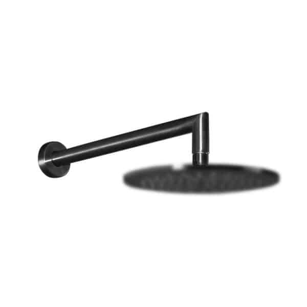 Βραχίονας τοίχου στρογγ35 εκ Eurorama black brushed - Image 1