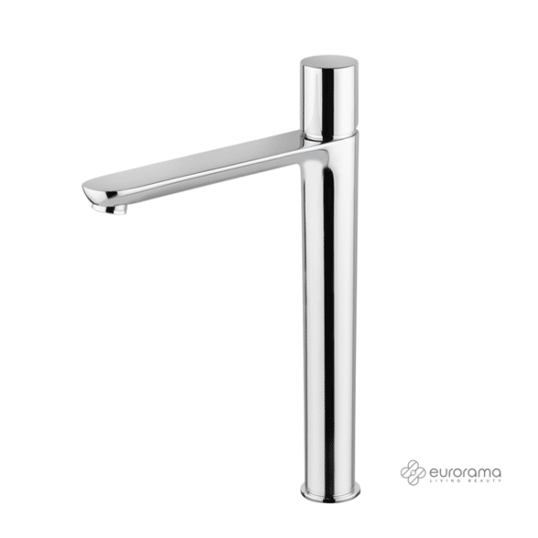 Μπαταρία νιπτήρα ήρος υψηλή με βαλβίδα clic-clac res-pro eurorama chrome - Image 1