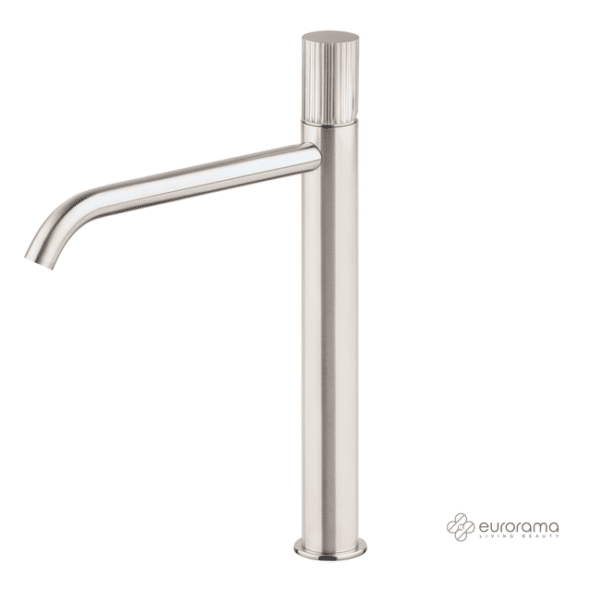 Μπαταρία νιπτήρα ήρος υψηλή με βαλβίδα clic-clac oso eurorama inox - Image 1