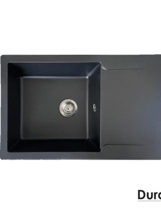 Νεροχυτης συνθετικος 79x50 duralit graphite