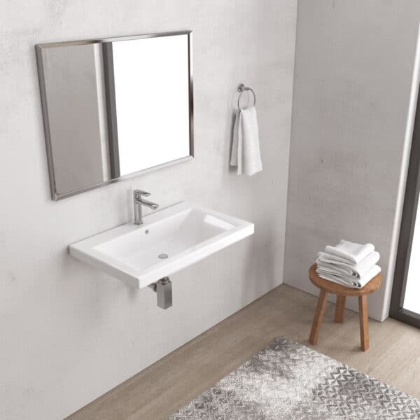 Νιπτήρας αναρτώμενος DELFT 61070 KARAG 70x44x15cm - Image 1