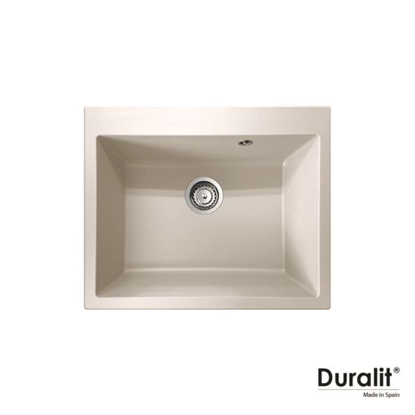 Νεροχυτης συνθετικος 60x50 duralit beige - Image 1