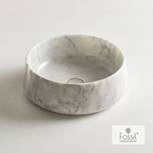 Νιπτήρας μαρμάρινος φ42 h14 fossil carrara nuovo - Image 1