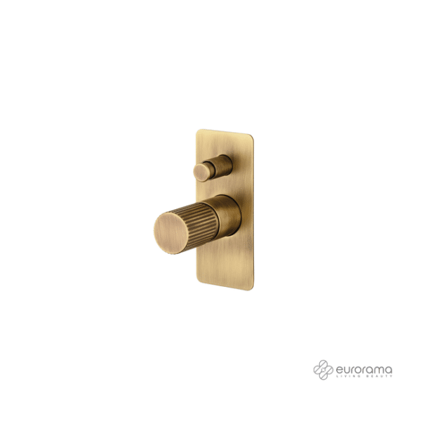 Μίκτης εντοιχιζόμενος με εκτροπεα oso eurorama bronze brushed - Image 1