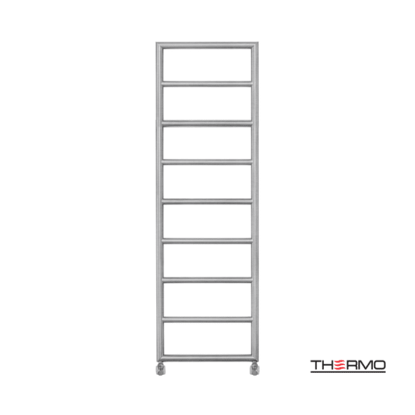 Θερμαινόμενη πετσετοκρεμάστρα inox tempo 150x50 brushed - Image 1