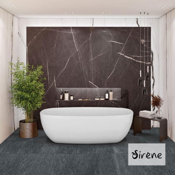 U2 μπανιερα freestd 165x85 sirene white matt - Image 1