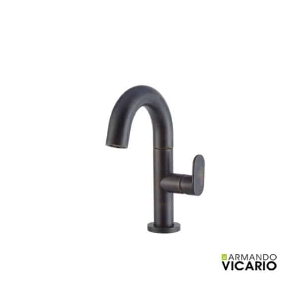 Μπαταρία νιπτήρα ήρος slim vicario rusty black - Image 1
