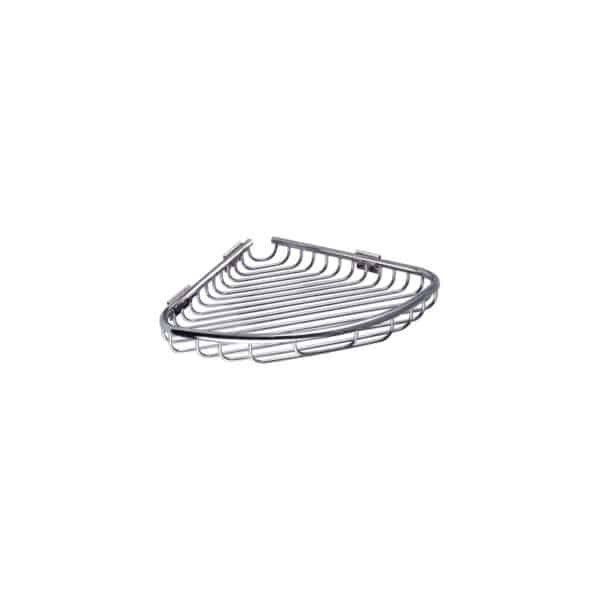 Καλάθι γωνιακό σχαρωτό RETI 9637 Χρωμέ KARAG 21x21x3cm - Image 1