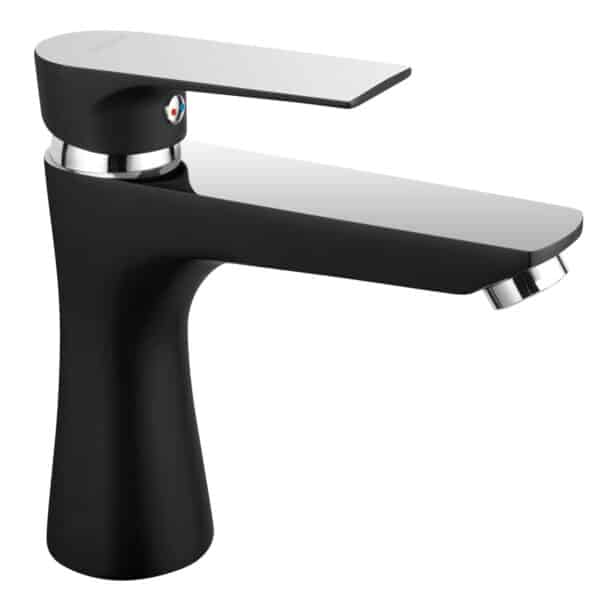 Μπαταρία νιπτήρος ALGEO SQUARE Black BAQ2BLC FERRO - Image 1