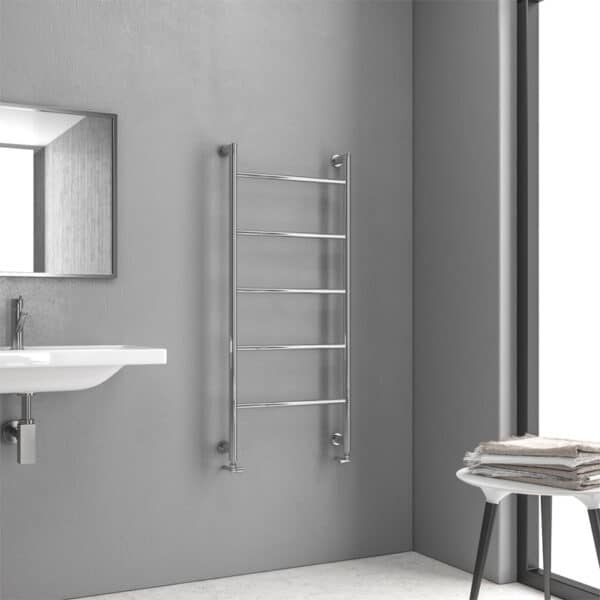 Θερμαντικό σώμα μπάνιου Χρωμέ DESIGN 6 1200 KARAG 9,3x56x120cm - Image 1