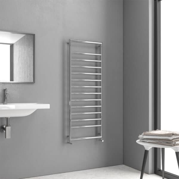 Θερμαντικό σώμα μπάνιου Χρωμέ DESIGN 7 1300 KARAG 10,7x50x130cm - Image 1