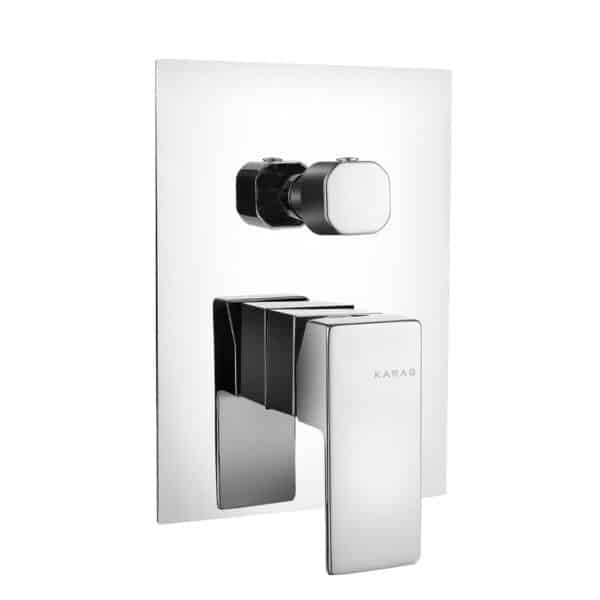Μίκτης ντους διπλός DELOS Cromo E02FCQ382-1 KARAG - Image 1