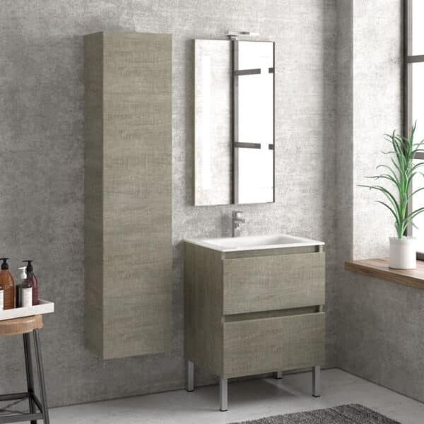 Πόδια επίπλου μπάνιου (σετ 4 τεμαχίων) Inox LEGS20 KARAG 20cm - Image 1