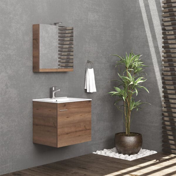 Βάση με ανοιγόμενη πόρτα Brown 8702 NEW BITOLA 60 KARAG 59x45x55cm - Image 1