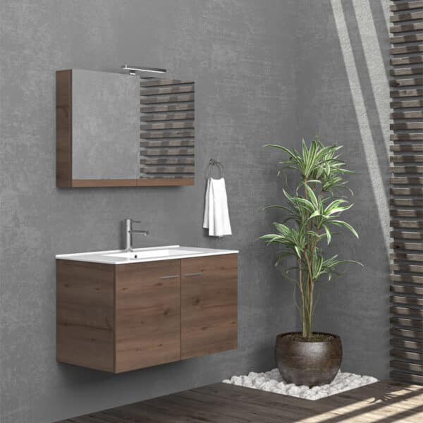 Βάση με δύο πόρτες Brown 8702 NEW BITOLA 90 KARAG 89x45x55cm - Image 1