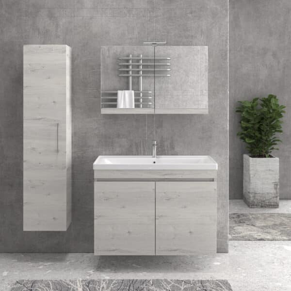 Στήλη αναρτώμενη με πόμολο Ice Oak 8902 NEW ELSA KARAG 35x27x160cm - Image 1