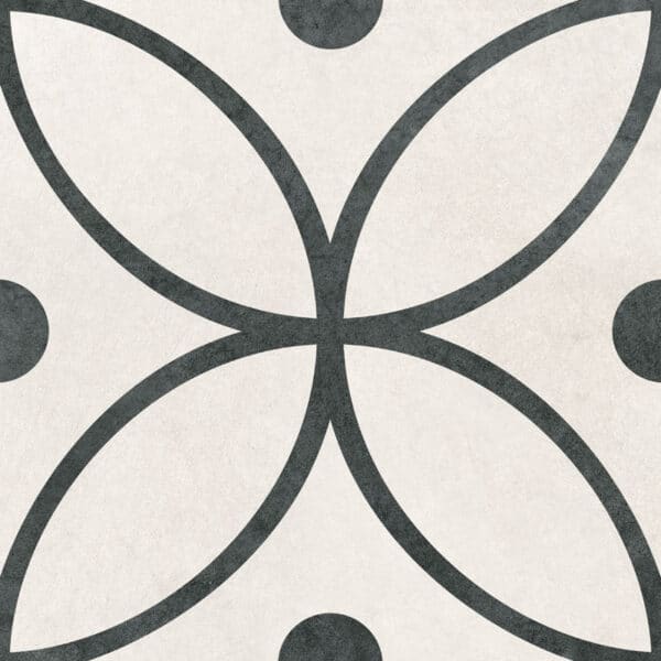 Πλακάκι RETRO Flor White KARAG 30x30cm - Image 1
