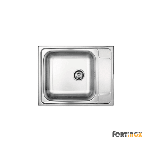 Νεροχυτης valley 63x50 fortinox inox λειο - Image 1
