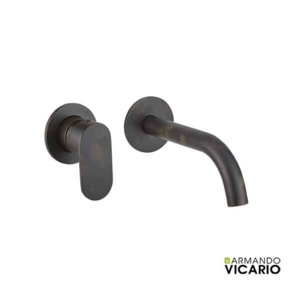 Μπαταρία νιπτήρα ήρος slim vicario rusty black - Image 1