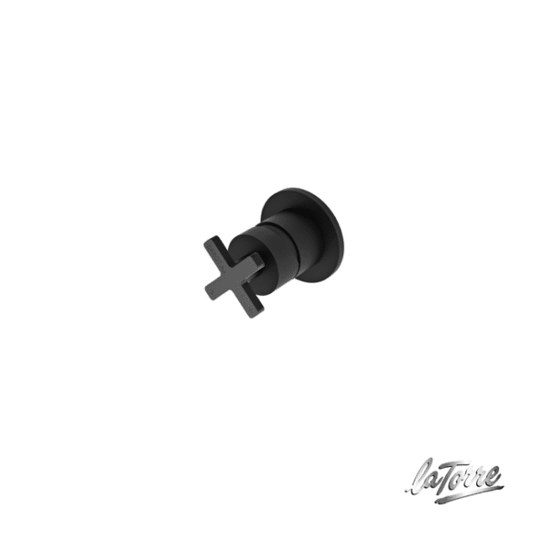Μίκτης εντοιχιζόμενος 1 εξοδου elle cross la torre black matt - Image 1