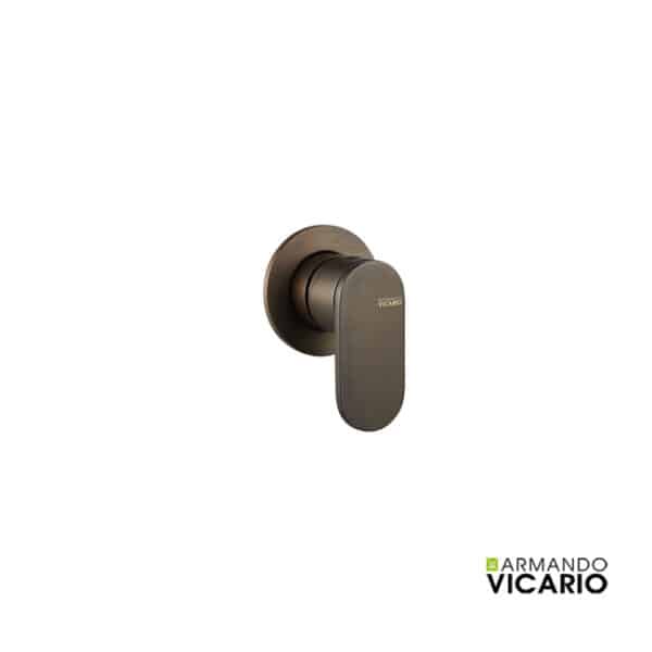Μίκτης εντοιχιζόμενος 1 εξοδου slim vicario tuscany brass - Image 1