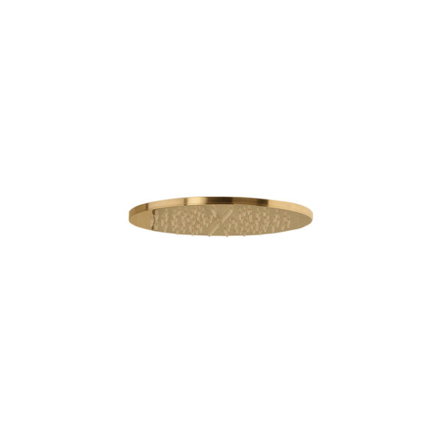 Κεφαλή ντουζ στρογγυλη φ22,5 εκ Brushed gold - Image 1
