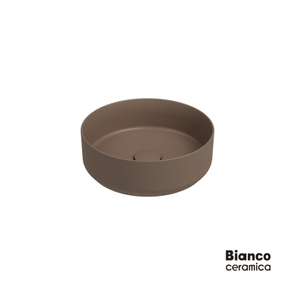 Νιπτήρας φ36 bianco ceramica taupe matt - Image 1