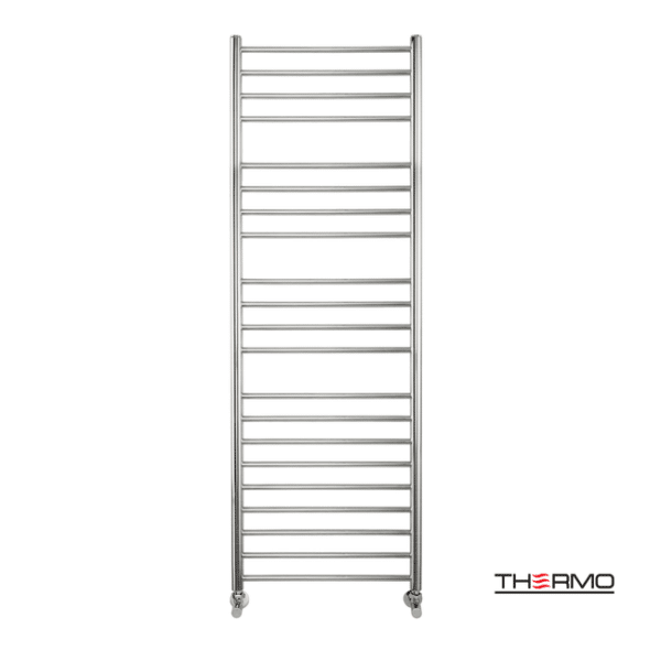 Θερμαινόμενη πετσετοκρεμάστρα inox bellavia 150x50 brushed - Image 1