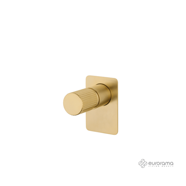 Μίκτης εντοιχιζόμενος 1 εξοδου oso eurorama brushed gold - Image 1
