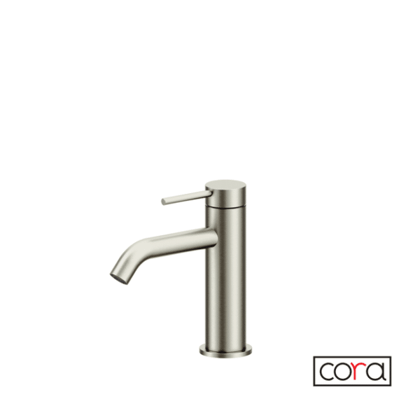 Μπαταρία νιπτήρα με βαλβίδα clic-clac cosmo brushed inox - Image 1