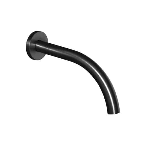 Στομιο επιτοιχο max18cm eurorama black brushed - Image 1